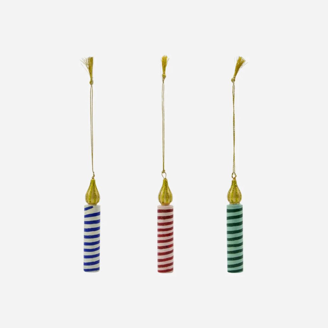 Candle Ornament 3 PCS